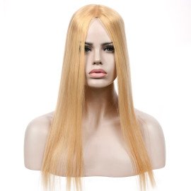 18inch #D1 Full injected silk topper
