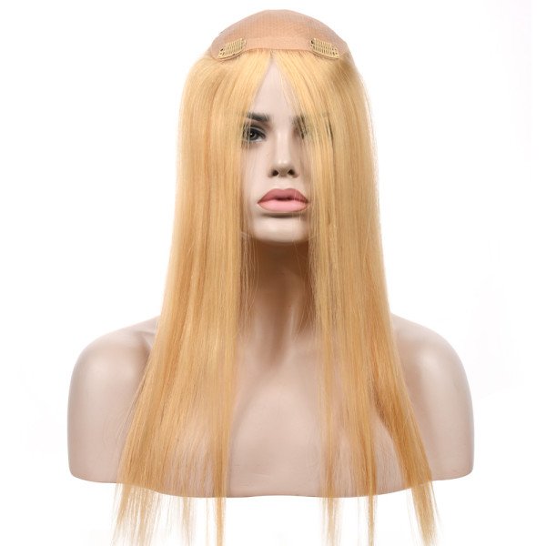 18inch #D1 Full injected silk topper
