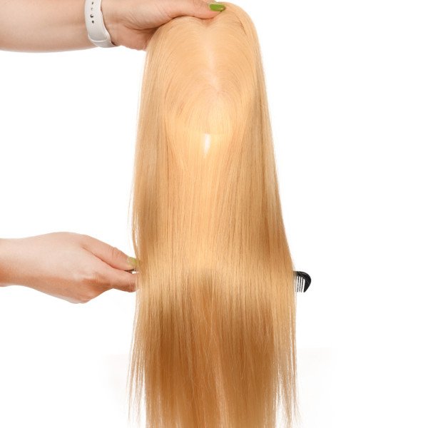 18inch #D1 Full injected silk topper