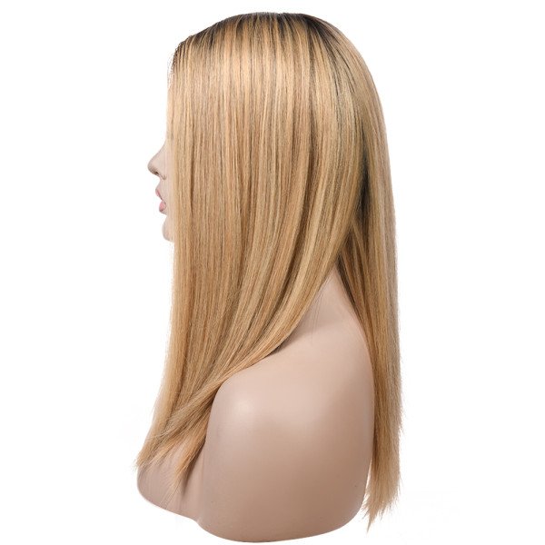 18inch #B62 Jewish Silk Top wig