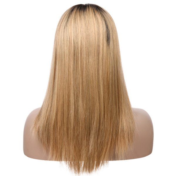 18inch #B62 Jewish Silk Top wig