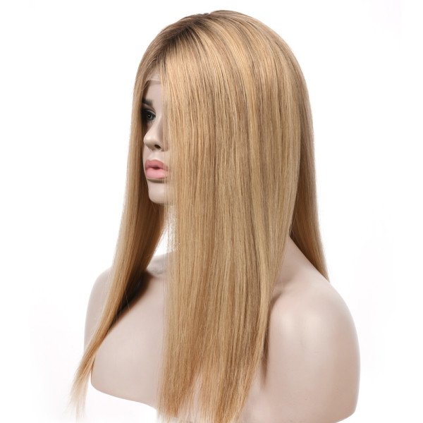 19inch #B62 Fully hand-tied Lace Top wig