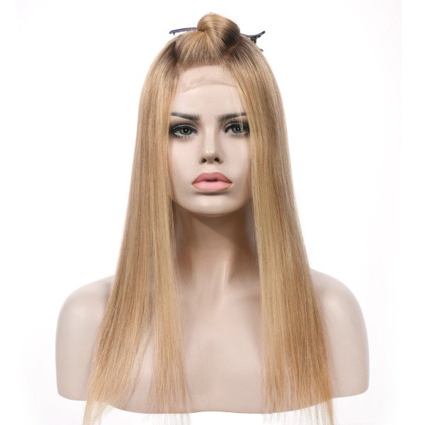 19inch #B62 Fully hand-tied Lace Top wig