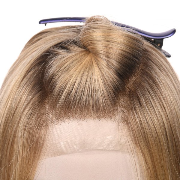 19inch #B62 Fully hand-tied Lace Top wig