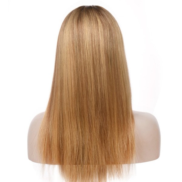 19inch #BXJ Fully hand-tied Lace Top wig