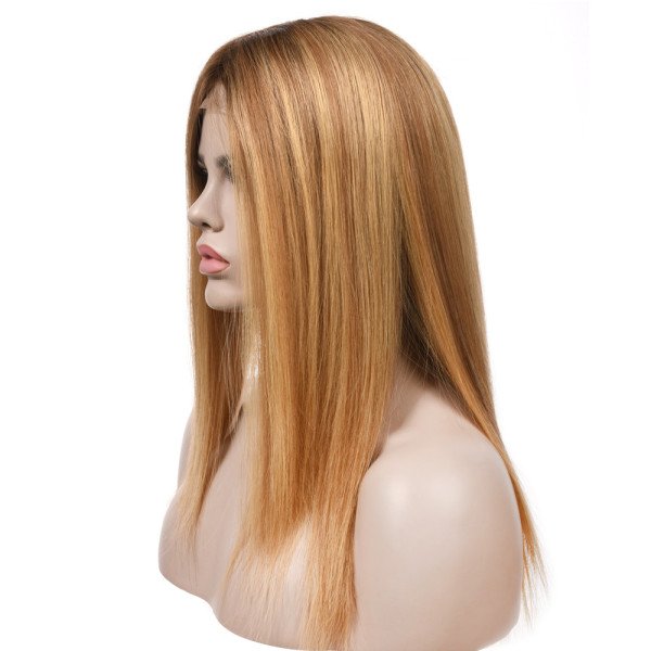 19inch #BXJ Fully hand-tied Lace Top wig