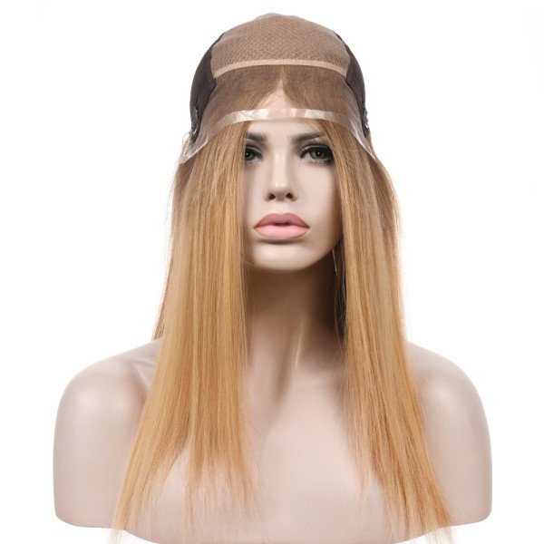 19inch #BXJ Fully hand-tied Lace Top wig