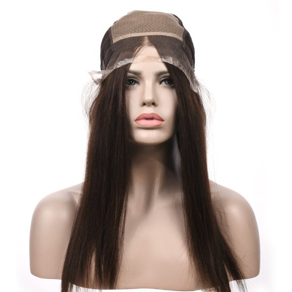 19inch #N4 Fully hand-tied Lace Top wig