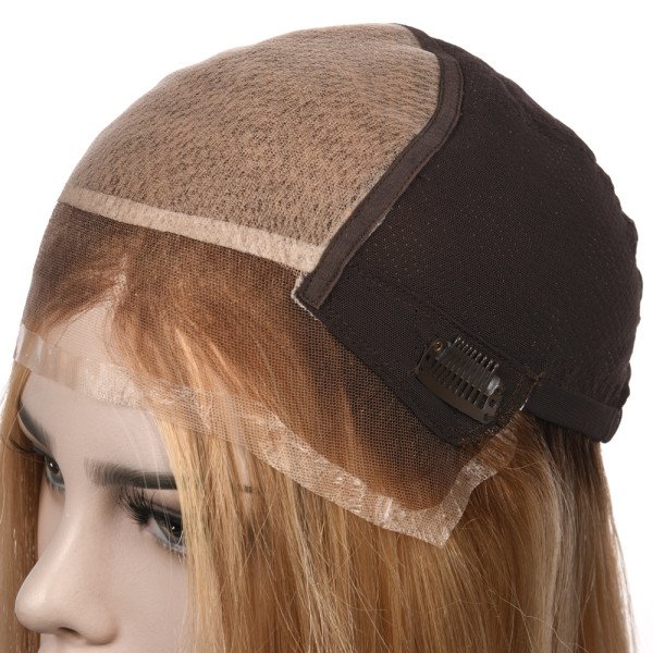 19inch #SIC Fully hand-tied Lace Top wig
