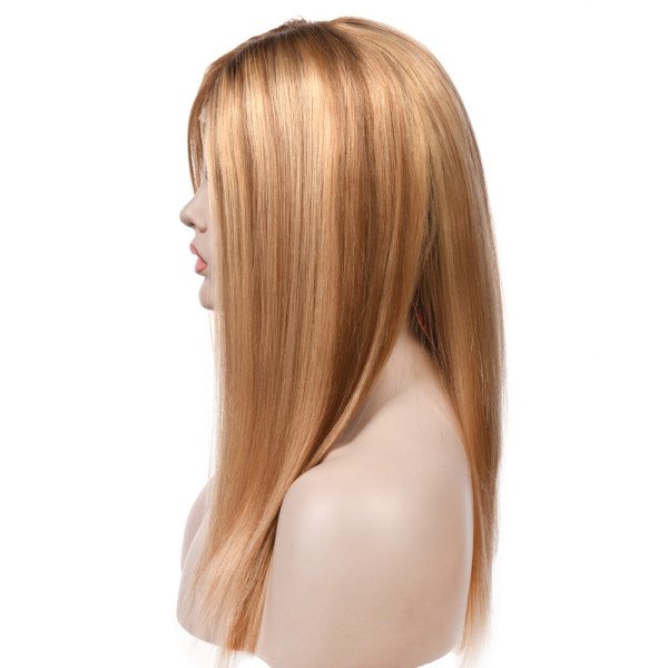 19inch #SIC Fully hand-tied Lace Top wig