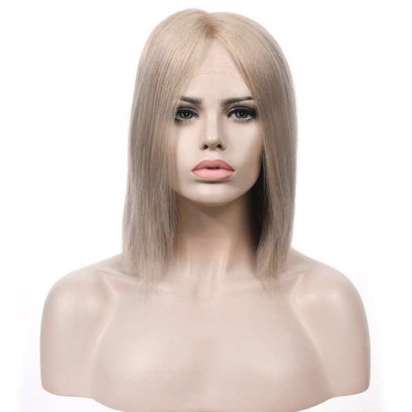 12inch #GREY Lace Top wig 