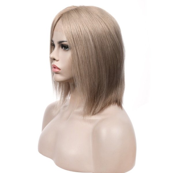 12inch #GREY Lace Top wig 