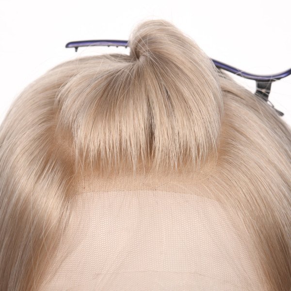 12inch #GREY Lace Top wig 