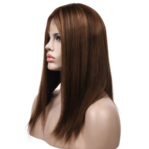 18inch #A917 Silk Top wig