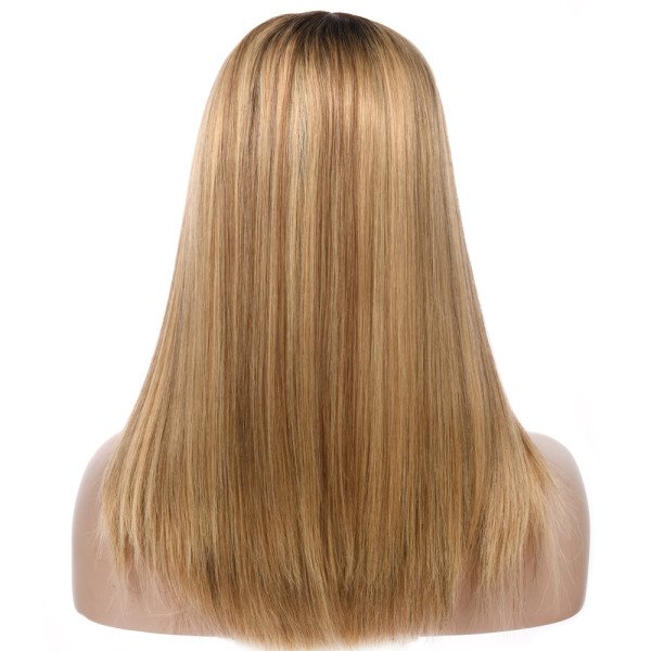 18inch #B62 Silk Top wig