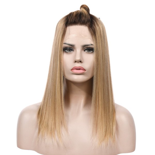 18inch #B62 Silk Top wig