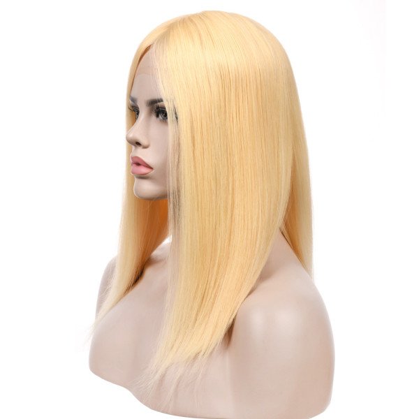 18inch #613 French Drown Silk Top wig