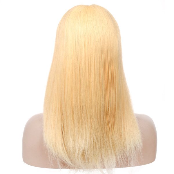 18inch #613 French Drown Silk Top wig
