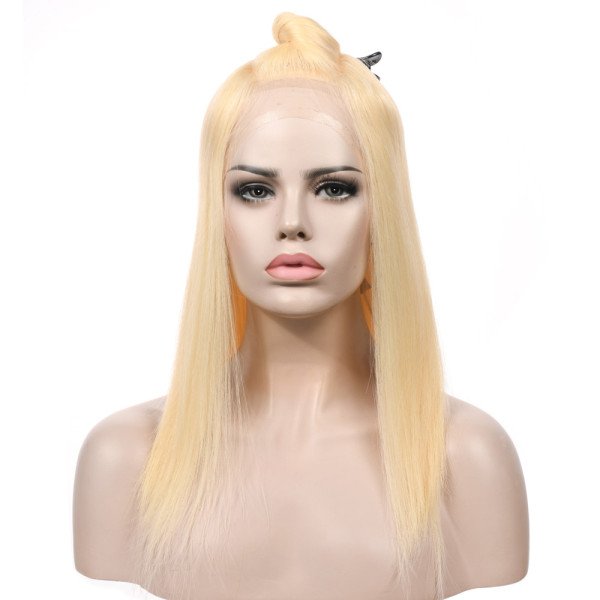 18inch #613 French Drown Silk Top wig