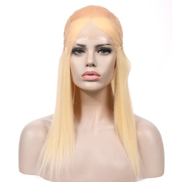 18inch #613 French Drown Silk Top wig