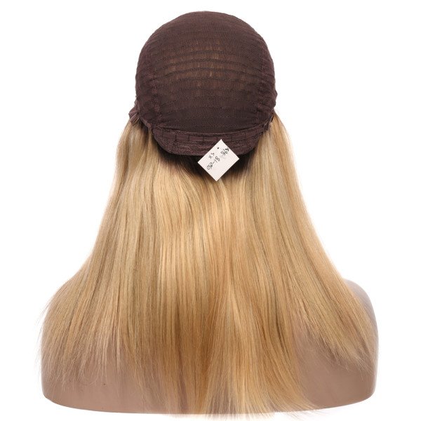 18inch #B62 French Drown Silk Top wig