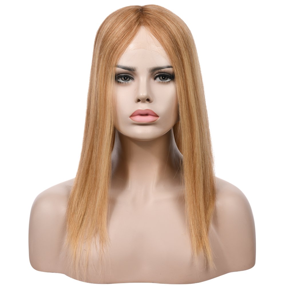 18inch #BXJ French Drown Silk Top wig