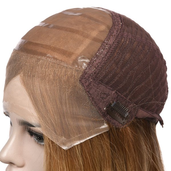 18inch #BXJ French Drown Silk Top wig