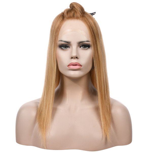 18inch #BXJ French Drown Silk Top wig