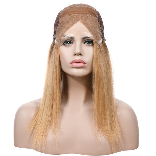 18inch #BXJ French Drown Silk Top wig