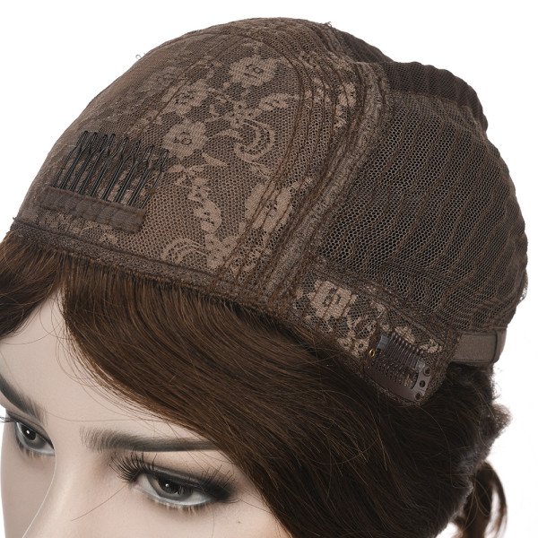 14inch #6  Jewish Silk Top wig 
