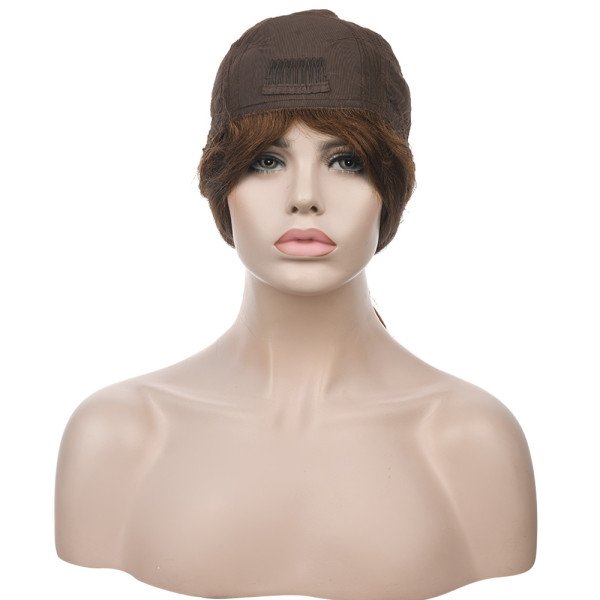 21inch #8  Jewish Silk Top wig 