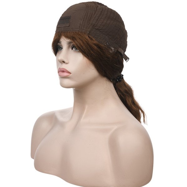 21inch #8  Jewish Silk Top wig 