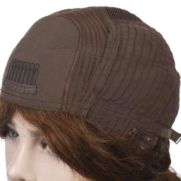 21inch #8  Jewish Silk Top wig 